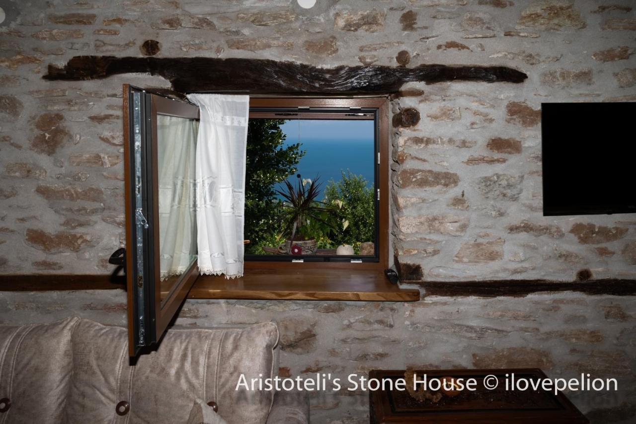 Aristoteli'S Stone House Makrirrákhi Buitenkant foto