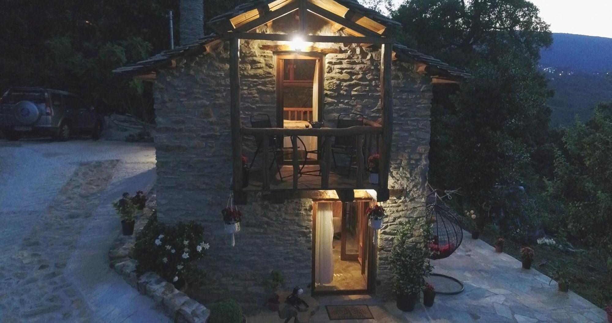 Aristoteli'S Stone House Makrirrákhi Buitenkant foto